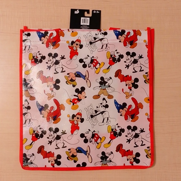 $5 Mickey Mouse Fantasia Medium Reusable Shopping Grocery Bag - Picture 2 of 6